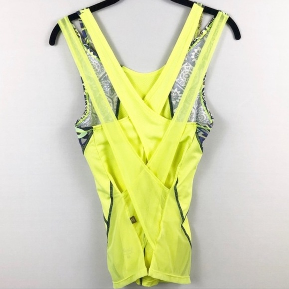 Maaji Kuhumba Peak Criss Cross Back Tank Top - Picture 3 of 6